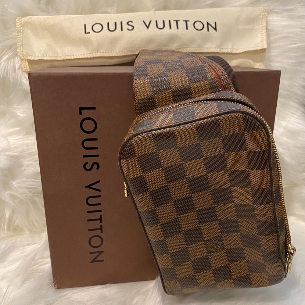 ‼️SOLD‼️Authentic Geronimo in Damier Ebene